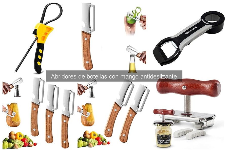 Comparativa: Abridores de Botellas Con y Sin Mango Antideslizante