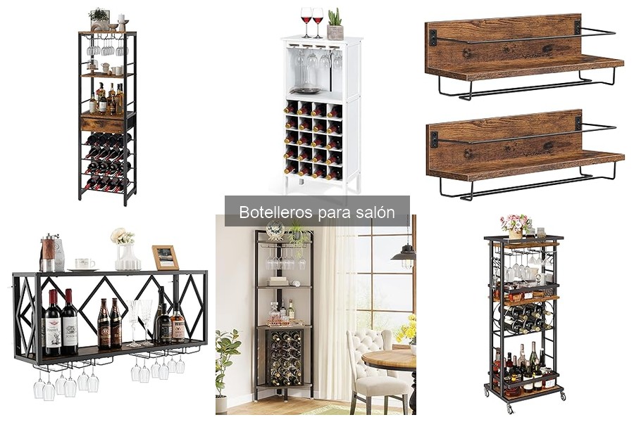 Comparativa: Botelleros de Cristal vs. Madera para Salón
