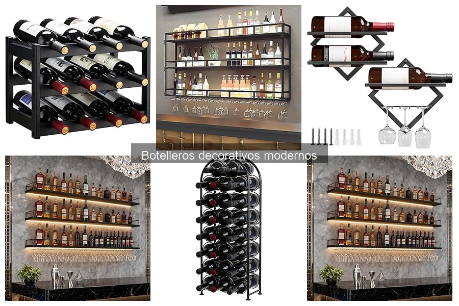 Comparativa: Botelleros de Madera vs. Metal para Bar en Casa