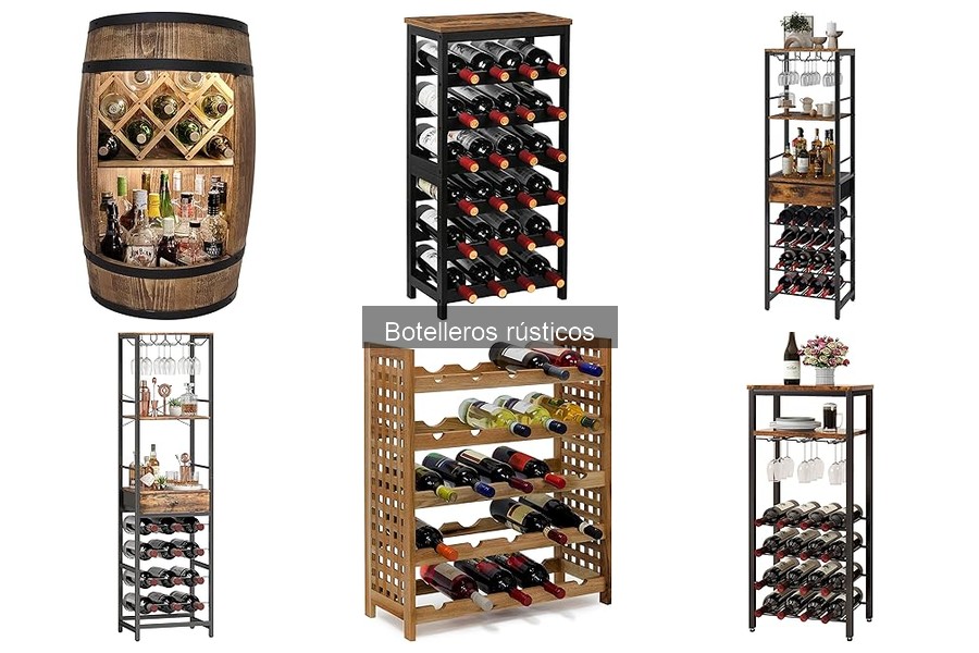 Comparativa: Botelleros Rústicos vs. Modernos para tu Bar