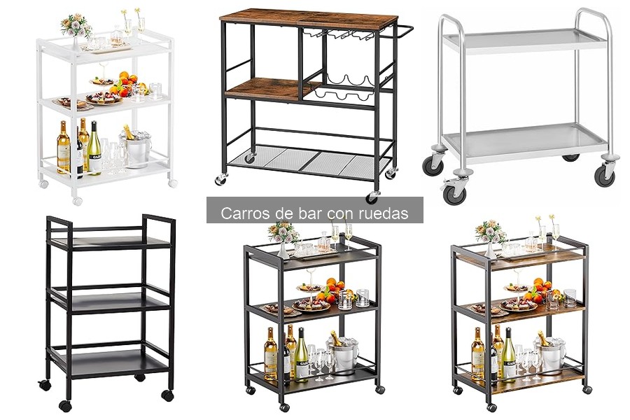 Comparativa Carros de Bar con y sin Ruedas: ¿Cuál Elegir?