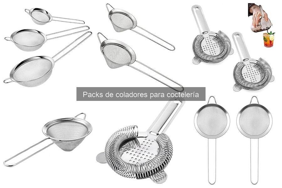 Comparativa: Coladores de Coctelería de Acero Inoxidable vs Plástico