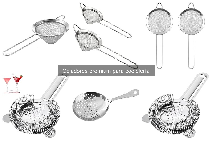 Comparativa: Coladores premium vs económicos para coctelería