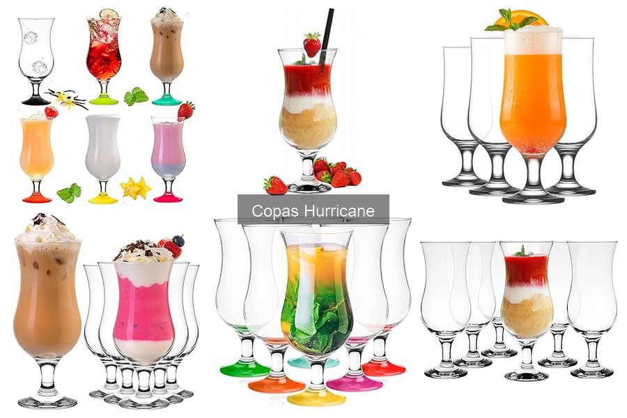 Comparativa: Copas Hurricane de vidrio vs. acrílico