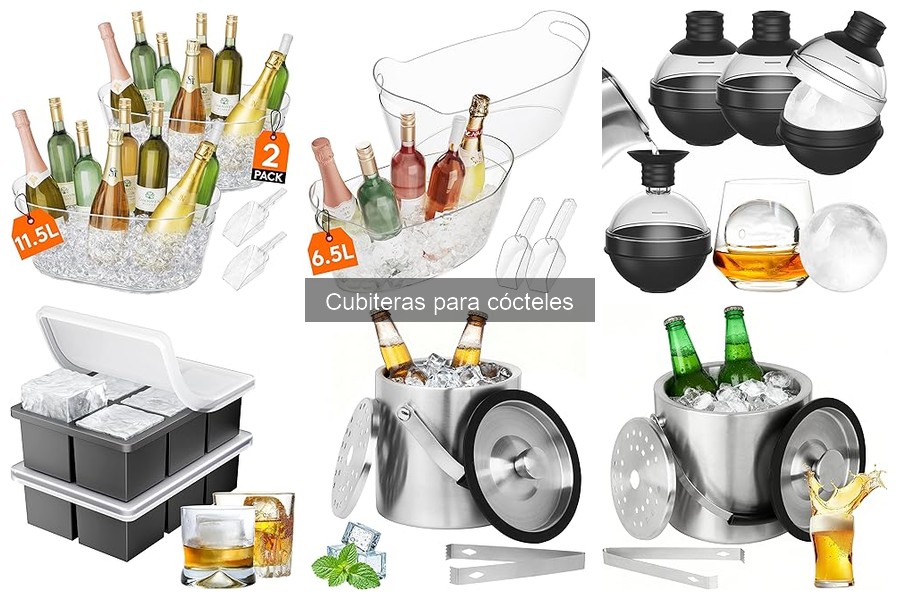 Comparativa: Cubiteras de Silicona vs. Metálicas para Cócteles