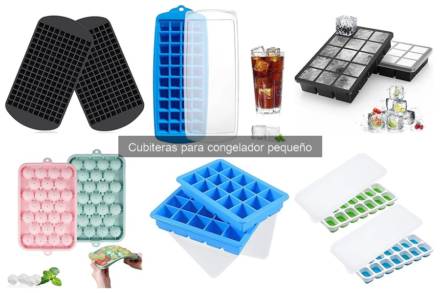 Comparativa: Cubiteras de Silicona vs Plástico para Congelador Pequeño