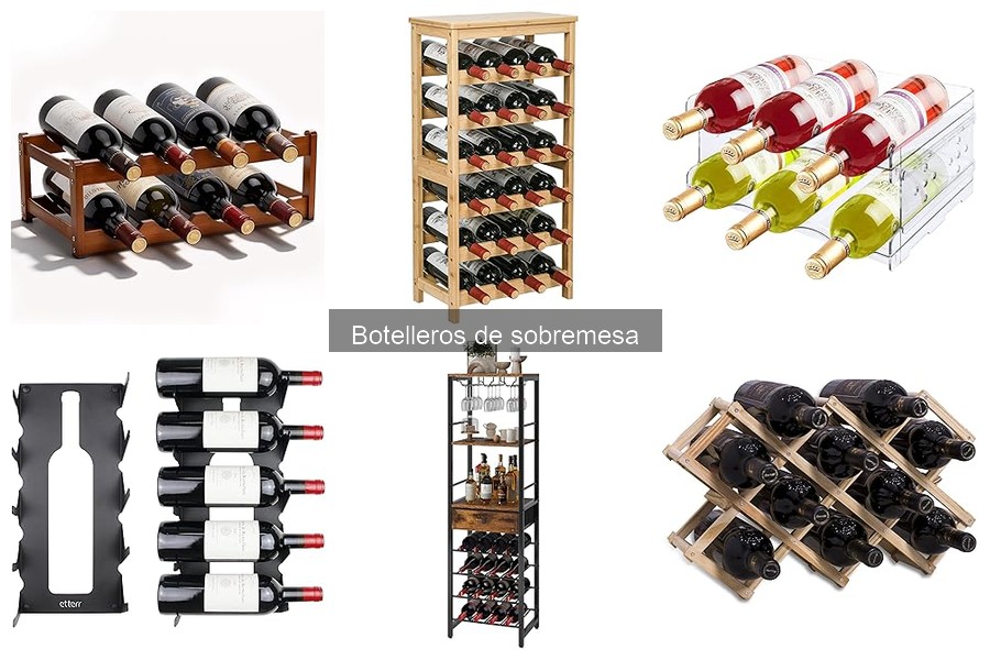Comparativa de botelleros de sobremesa: marcas y modelos
