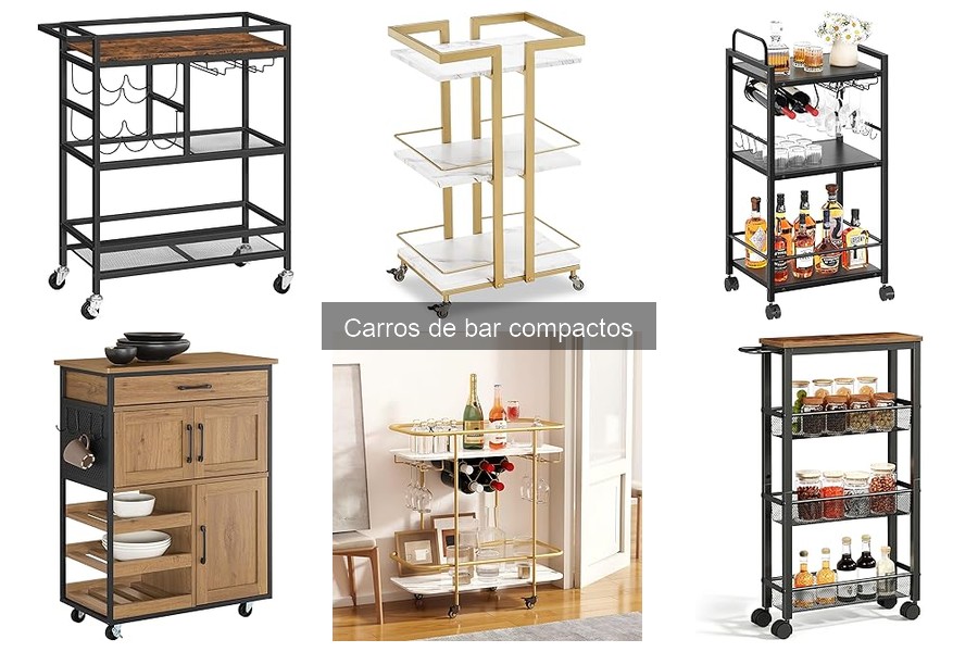Comparativa de Carros de Bar Compactos: Mejores Marcas