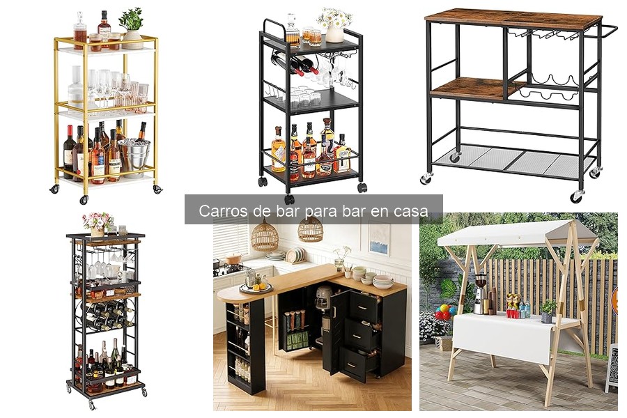 Comparativa de Carros de Bar de Madera y Metálicos
