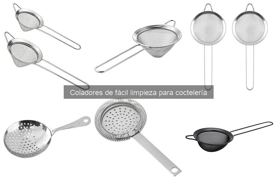 Comparativa de coladores de coctelería: marcas populares y características