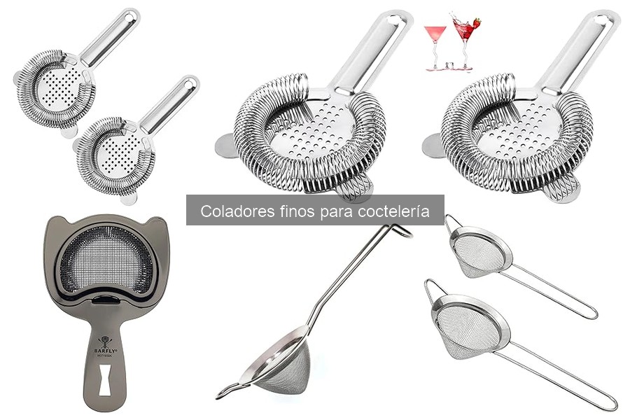 Comparativa de Coladores Finos para Coctelería: Mejores Opciones