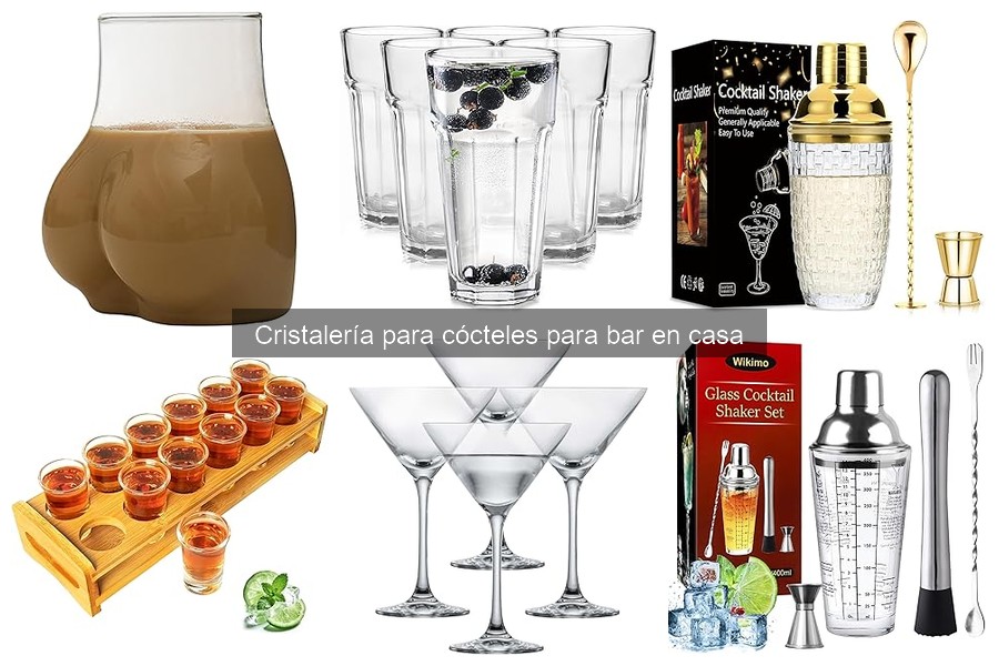 Comparativa de copas para cócteles: cristal vs. vidrio