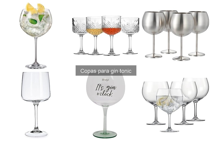 Comparativa de copas para gin tonic: ¿balón o alta?