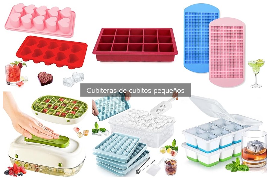 Comparativa de cubiteras de cubitos pequeños: ¡Elige la mejor!