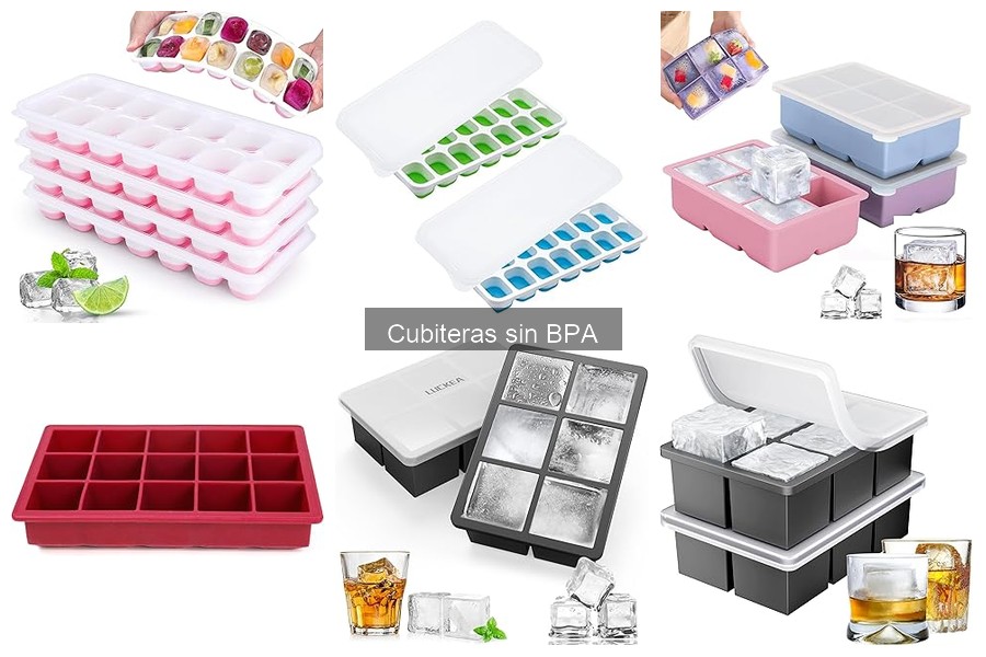 Comparativa de Cubiteras Sin BPA y de Silicona