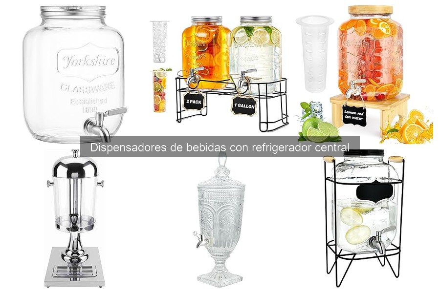 Comparativa de dispensadores de bebidas con refrigerador central