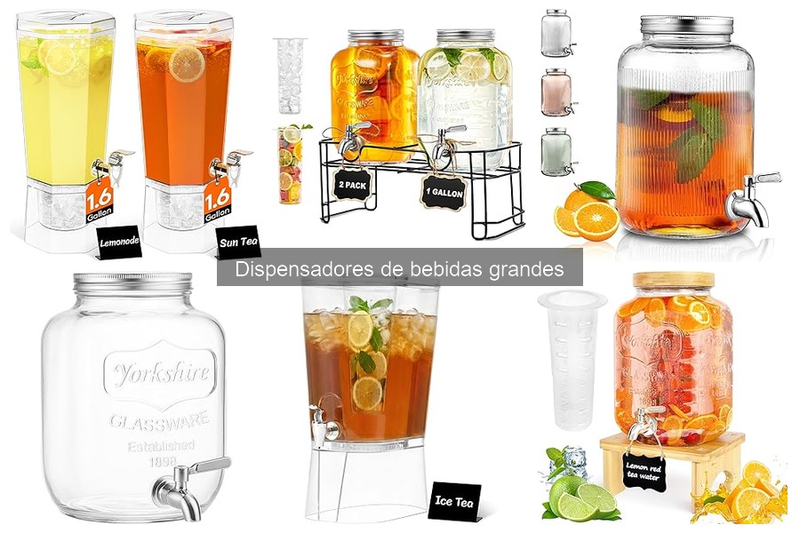 Comparativa de Dispensadores de Bebidas Grandes para Tu Bar