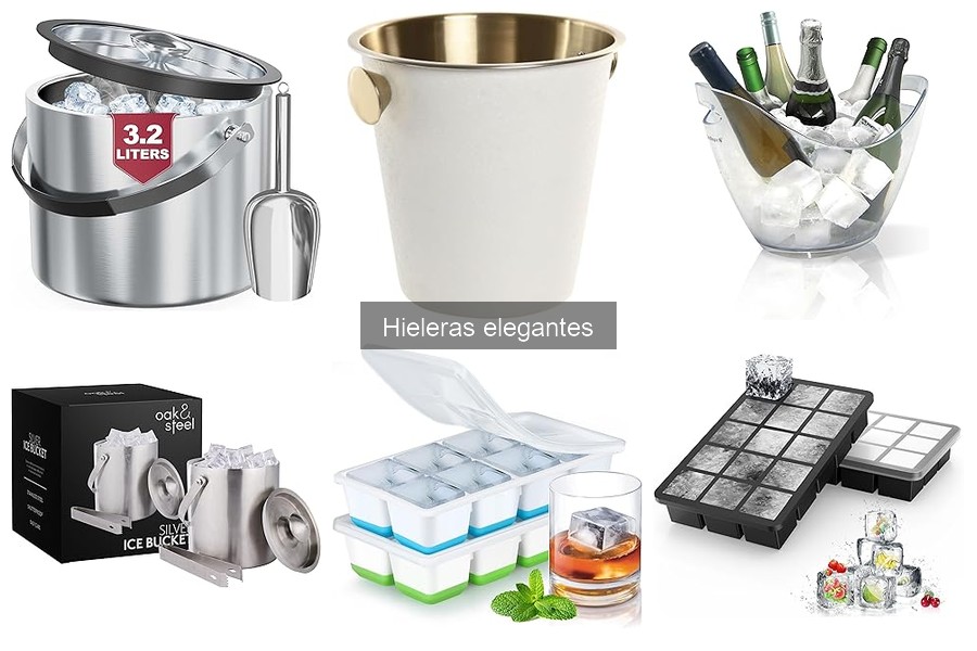Comparativa de hieleras elegantes: acero inoxidable vs plástico