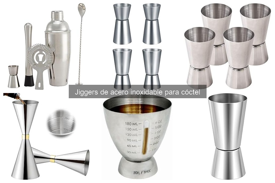 Comparativa de jiggers de acero inoxidable: mejores marcas