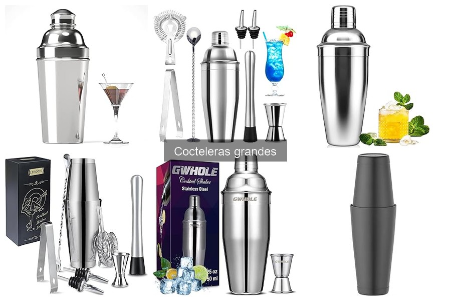 Comparativa de las Mejores Cocteleras Grandes de 2023