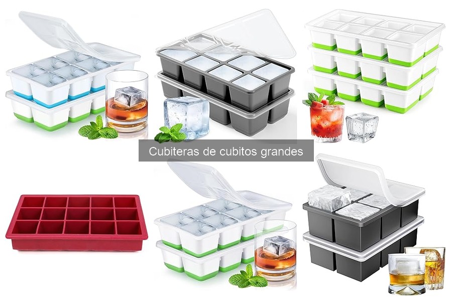 Comparativa de las Mejores Cubiteras de Cubitos Grandes