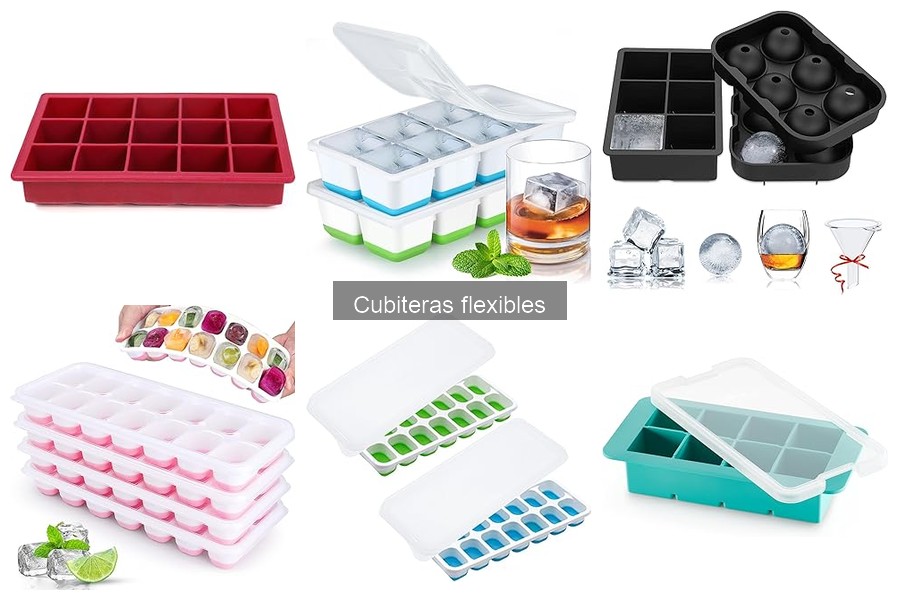 Comparativa de las Mejores Cubiteras Flexibles del Mercado