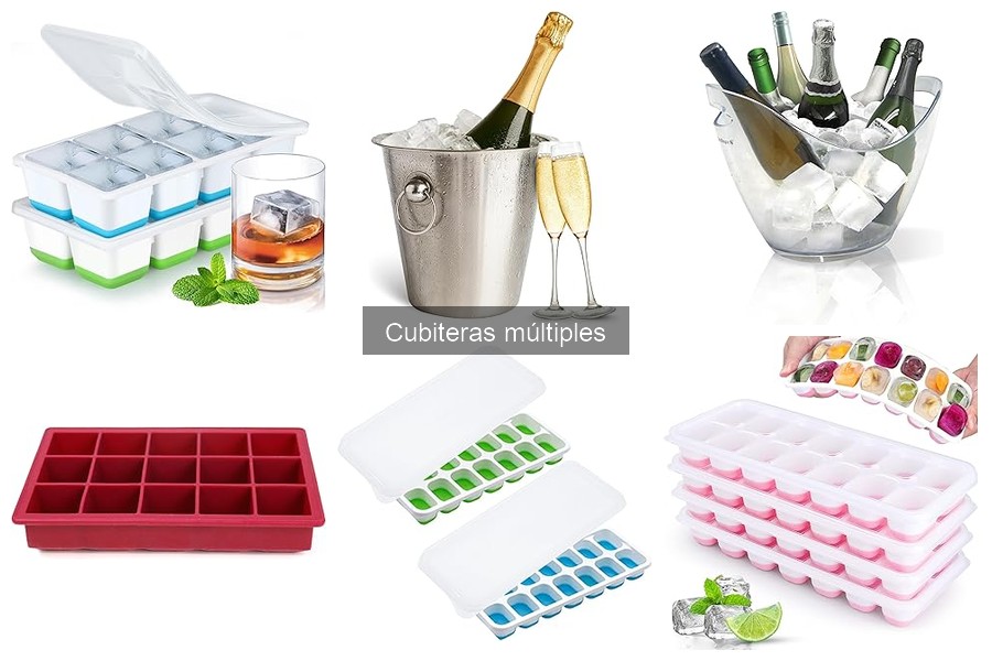 Comparativa de las Mejores Cubiteras Múltiples para Bebidas