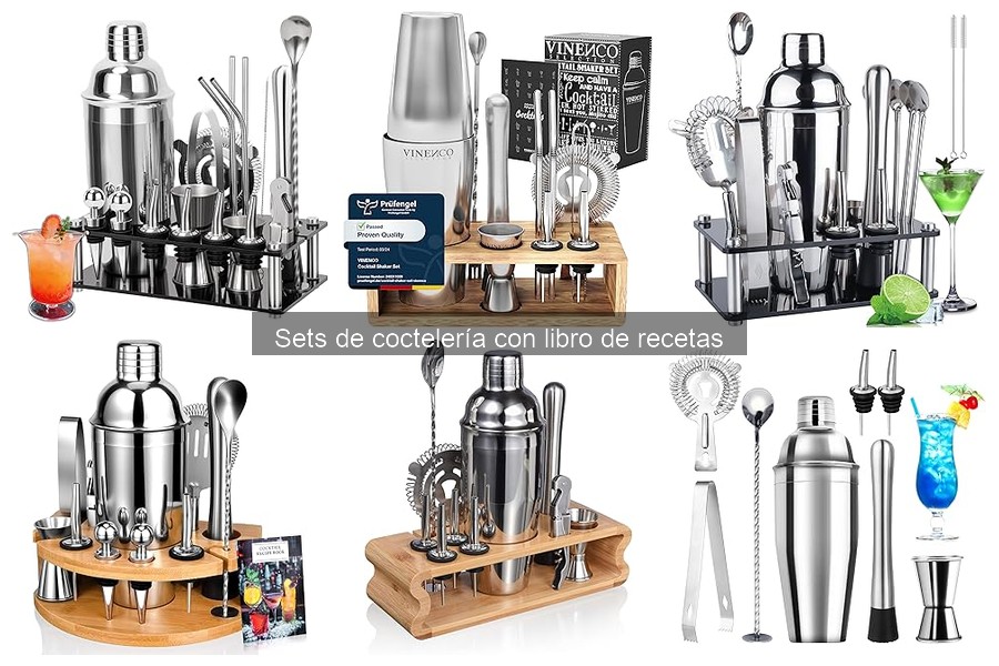 Comparativa de Libros de Recetas para Coctelería