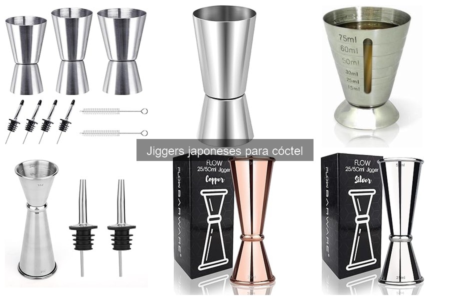 Comparativa de los mejores jiggers japoneses para cócteles