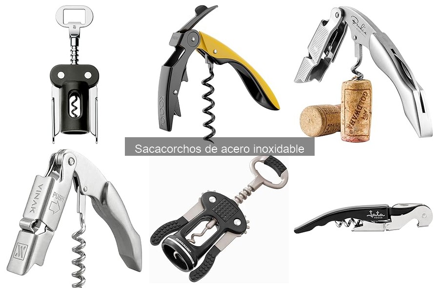 Comparativa de Mejores Sacacorchos de Acero Inoxidable