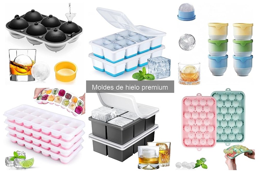 Comparativa de Moldes de Hielo Premium vs Estándar