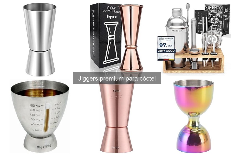 Comparativa de precios de jiggers premium en Amazon