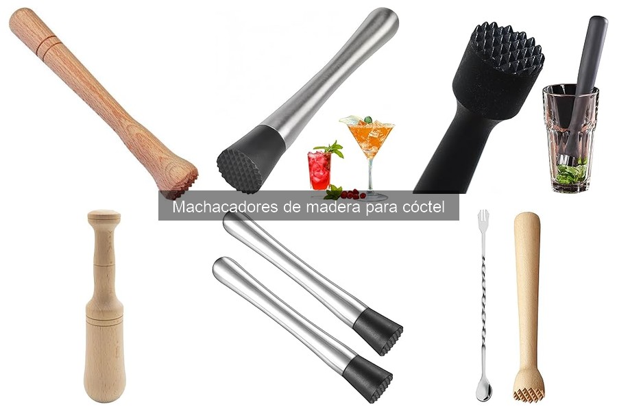 Comparativa de precios de machacadores de madera para cócteles