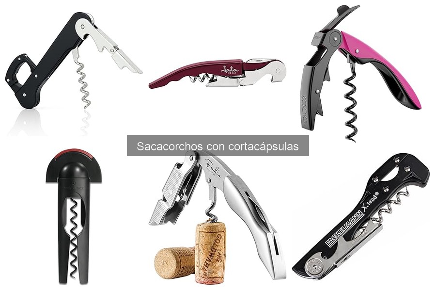 Comparativa de Sacacorchos con Cortacápsulas: Mejores Marcas