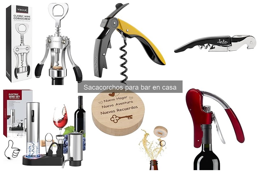 Comparativa de Sacacorchos Manuales y Automáticos para Bar en Casa