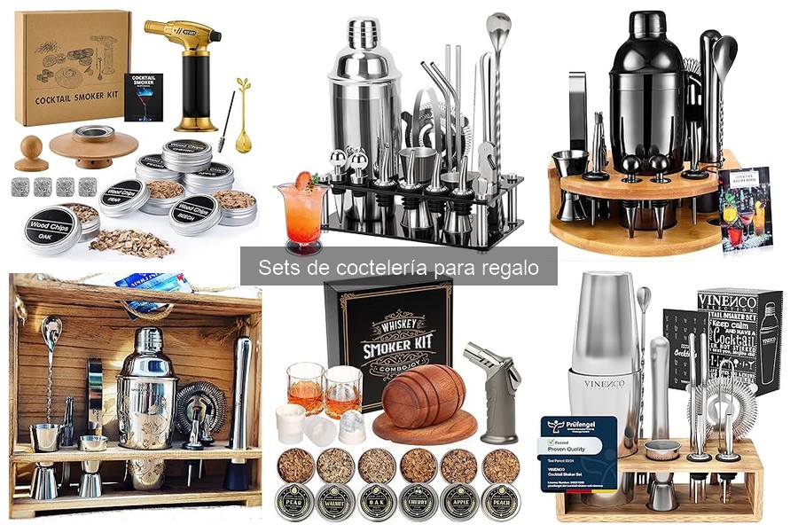 Comparativa de sets de coctelería: calidad y precio