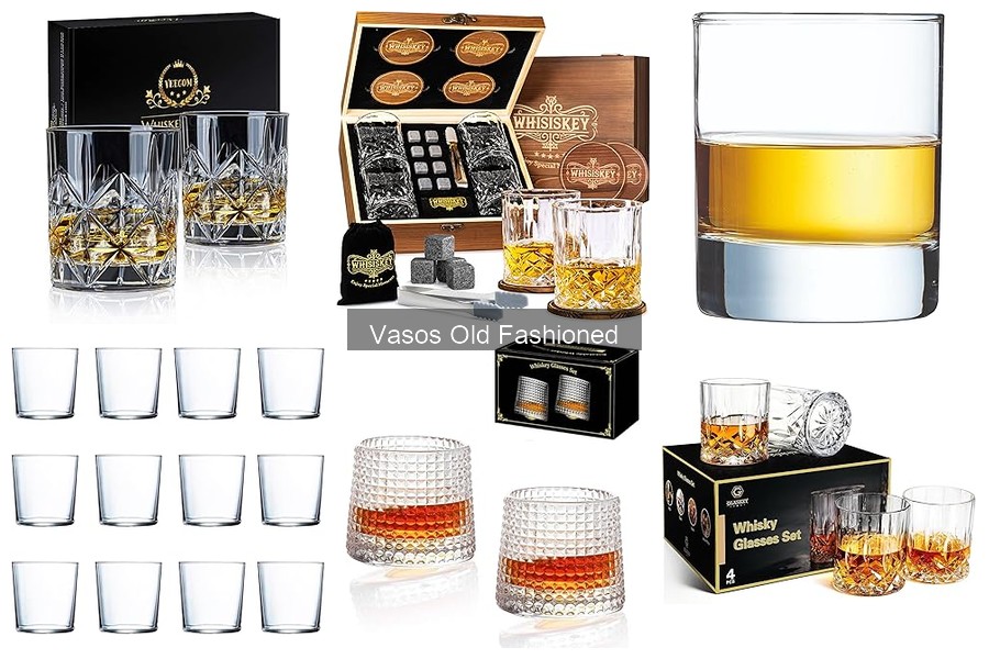 Comparativa de Vasos Old Fashioned por Material