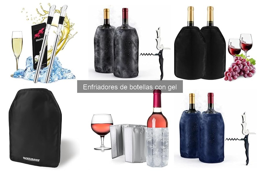 Comparativa: Enfriadores de botellas con gel vs. otros tipos