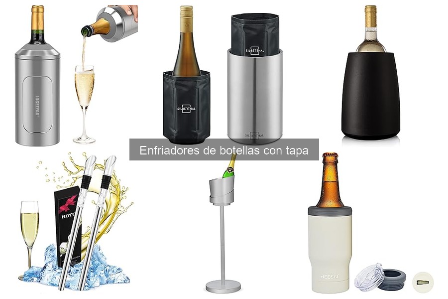 Comparativa: Enfriadores de Botellas con y Sin Tapa