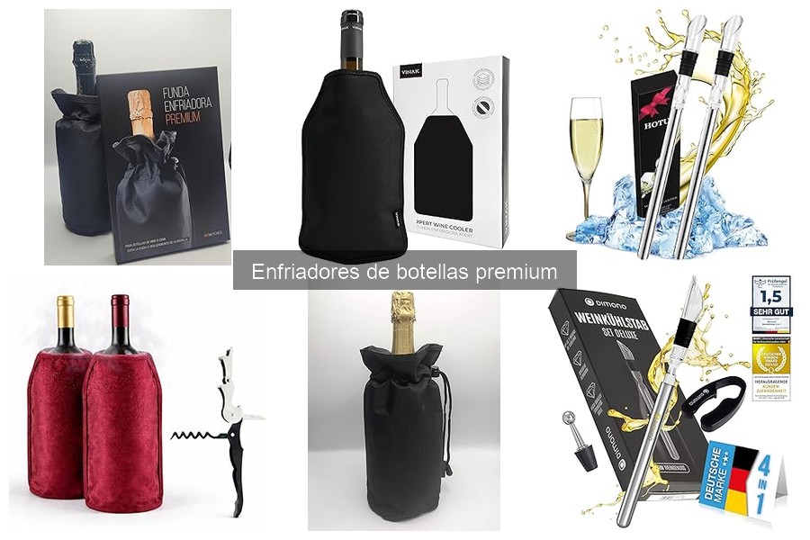 Comparativa: Enfriadores de botellas premium vs estándar