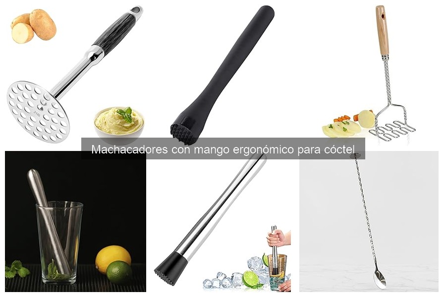 Comparativa entre machacadores ergonómicos y tradicionales