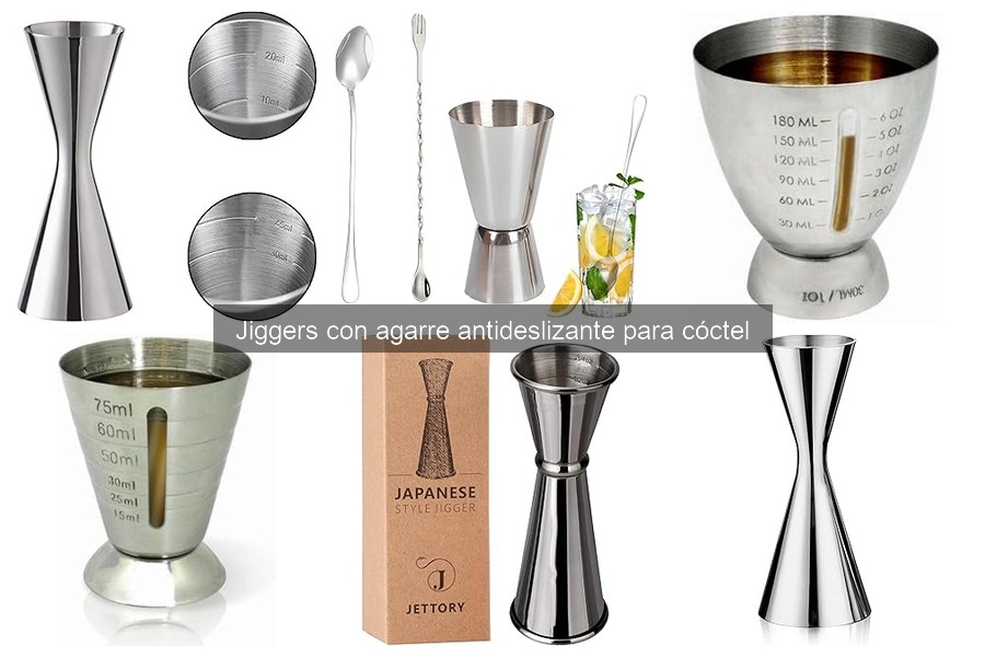 Comparativa jiggers antideslizantes vs tradicionales