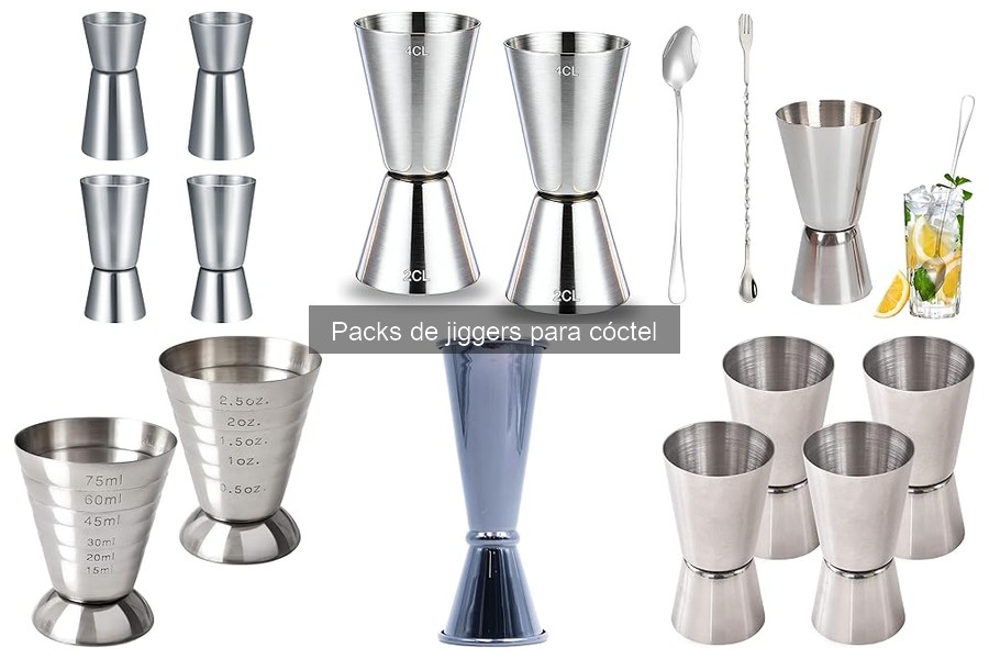 Comparativa: Jiggers de acero inoxidable vs. plástico