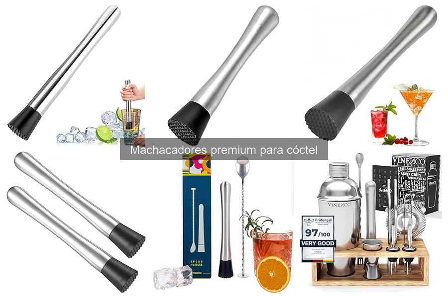 Comparativa: Machacadores de Madera vs. Metal para Cócteles