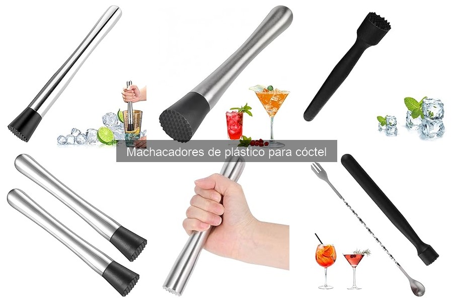 Comparativa: Machacadores de plástico vs metal para cócteles