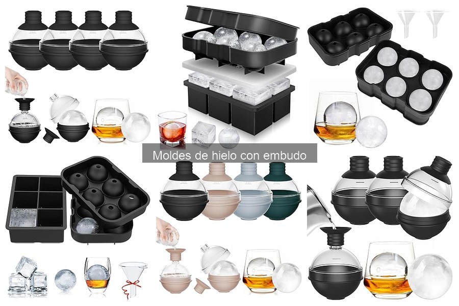 Comparativa: Moldes de Hielo con Embudo vs. Tradicionales