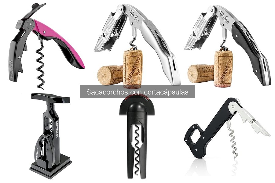 Comparativa: Sacacorchos con cortacápsulas vs. tradicionales