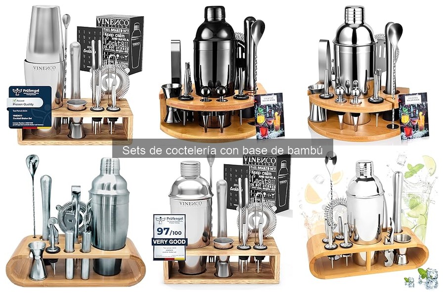 Comparativa: Sets de Coctelería en Bambú vs Acero Inoxidable