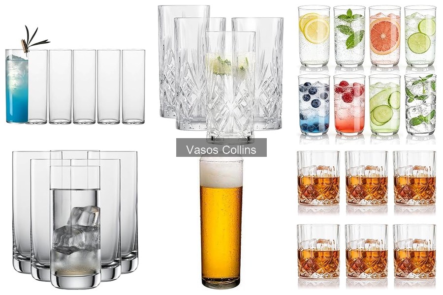 Comparativa: Vasos Collins de Vidrio vs Acrílico