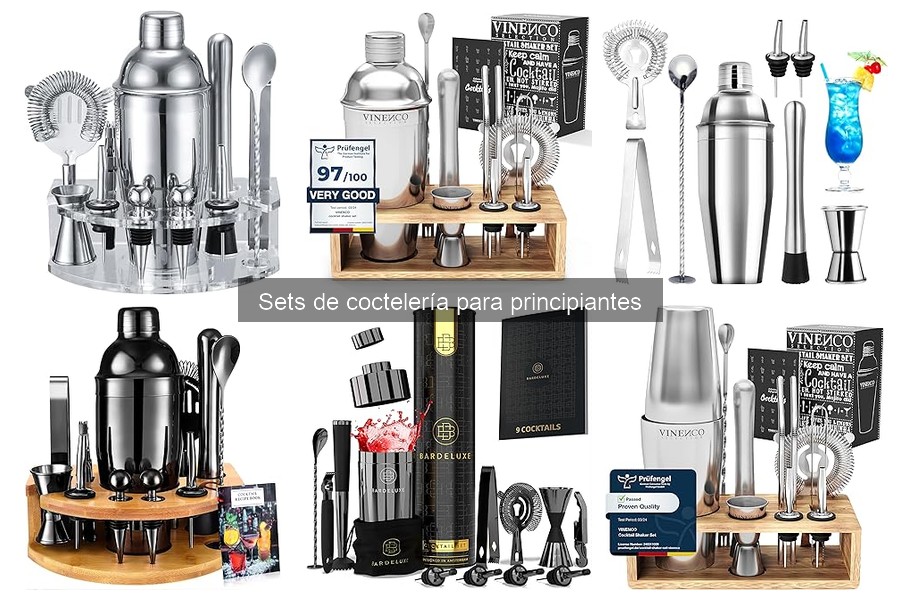 Conoce las mejores marcas de sets de coctelería para principiantes